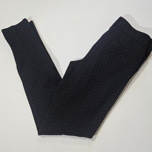 Old Navy Womens Pixie Pants Size‎ 6T Black Velvet Polka Dot